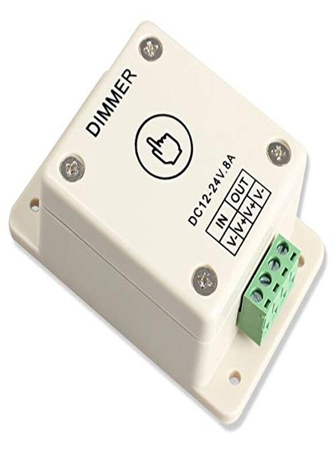 Protium 12V 24V LED Dimmer Touch Switch 8A Adjustable Brightness Controller for LED Strip Light Bulb Lamp - Image 1